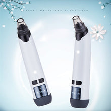 Load image into Gallery viewer, Electric Blackhead Remover Facial Pore Cleaner with Heating Vacuum Suction Diamond T Zone Deep Cleaning Pimple Removal Machine