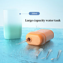 Load image into Gallery viewer, 200ml Oral Irrigator Water Flosser Jet Portable Tooth Cleaner USB Rechargeable Teeth Whitening Irrigator Dental Cleaning Tools