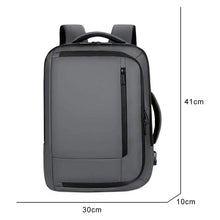 Load image into Gallery viewer, Men's Backpack New Multifunctional Business Notebook Bagpack USB Charging Waterproof Notebook Bag For Laptop 15 6