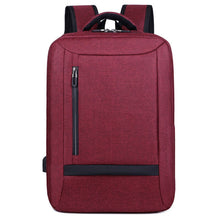 Load image into Gallery viewer, Backpack For Men USB Charging Business Bag Multifunctional Waterproof Rucksack Male For Laptop 15 6 Inch Portable Travel Bagpack