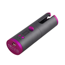 Load image into Gallery viewer, Cordless Automatic Hair Curler Iron Wireless Curling Iron USB Rechargeable Hair Curler For Curls Waves LCD Display Ceramic Curly
