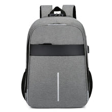 Load image into Gallery viewer, Backpack For Men Multifunctional Waterproof Oxford Cloth Urban Bag For Laptop 13.3 Inch USB Charging Luxury Gray Rucksack Men