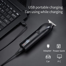 Load image into Gallery viewer, Ceramic Blade Electric Hair Clipper Men Barber Beard Trimmer Rechargeable Hair Cutting Machine for Men Low Noise Adult Hair Cut