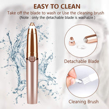 Load image into Gallery viewer, USB NEW Charger Design Eyebrow Trimmer for Women Electrical Eyebrow Hair Remover Eyebrow Razor Portable Epilator Facial Remover
