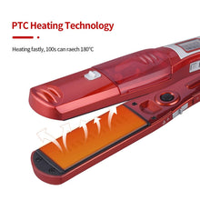 Load image into Gallery viewer, 2 In 1 Steam Straightenerfour-Gear Temperature Adjustment Curling Iron Flat Iron Curling Iron Hair Curler for Women Hair