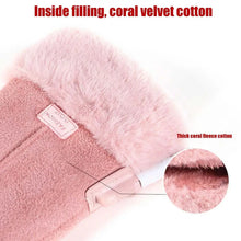 Load image into Gallery viewer, Women Full Finger Gloves USB Charging Heating Gloves 3D Ergonomics Ladies Warming Gloves Outdoor Cycling Electric Gloves