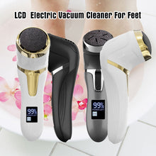 Load image into Gallery viewer, Electric Pedicure Foot Grinder File Callus Remover USB Rechargeable Heels Dead Skin Removal Vacuum Cleaner with LED display