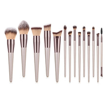 Load image into Gallery viewer, 14pcs Fashionable Brushes Contour Blush Makeup Professional Foundation Eyeshadow Eyebrow Powder Make Up Brush Cosmetic Tools