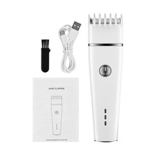 Load image into Gallery viewer, Electric Hair Clippers Low Noise Hair Cutting Shaver Coldless Adjustment Blade Haircut For Men Hair Beard Trimmer Machine