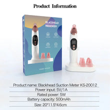 Load image into Gallery viewer, Vacuum Cleaner Blackhead Remover Heatable with Base Photon Rejuvenation Facial Cleaner Acne Pore Extractor Skin Tool