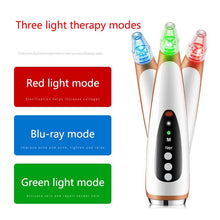 Load image into Gallery viewer, Electric Blackhead Remover Black Head Vacuum Pore Cleaner Heating Vacuum Suction Diamond T Zone Pimple Removal Beauty Device