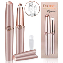 Load image into Gallery viewer, USB NEW Charger Design Eyebrow Trimmer for Women Electrical Eyebrow Hair Remover Eyebrow Razor Portable Epilator Facial Remover