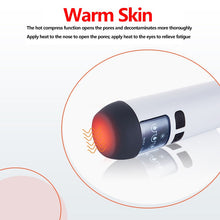 Load image into Gallery viewer, Electric Blackhead Remover Facial Pore Cleaner with Heating Vacuum Suction Diamond T Zone Deep Cleaning Pimple Removal Machine
