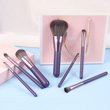 Load image into Gallery viewer, 7PC Makeup Brush Set With Case Organizer Pink Blush Eyeshadow Concealer Lip Cosmetics Make up For Powder Foundation Beauty Tools