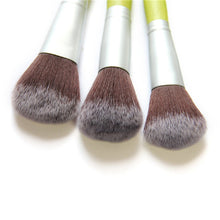 Load image into Gallery viewer, Green Bamboo Makeup Brushes Full Set Eco-friendly Powder Blush Concealer Foundation Blooming Eyeshadow Make Up Kit Tool