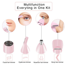Load image into Gallery viewer, 4 in 1 Electric Shaver For Women Hair Removal Rechargeable Trimmer For Women's Razor Leg Armpit Beauty Appliances Hair Remove