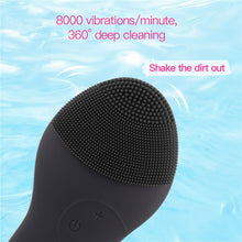 Load image into Gallery viewer, Electric Facial Cleansing Brush For Men USB Rechargeable Sonic Face Cleanser Massager Waterproof Face Skin Care Tools (Black)