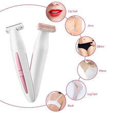 Load image into Gallery viewer, Waterproof Electric Women Epilator Hair Removal Face Bikini Legs Depilatory Trimmer Razors Lady Shaver Cordless Haircut Machine (White)