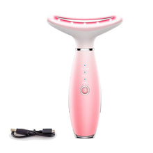 Load image into Gallery viewer, Neck Anti Wrinkle Face Lifting Beauty Device LED Photon Treatment Skin Care EMS Tighten Massager Reduce Double Chin Wrinkle Removal