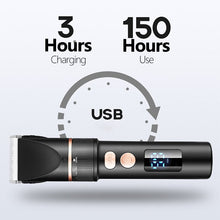 Load image into Gallery viewer, Portable Electric Hair Clipper Rechargeable Trimmer Titanium Ceramic Blade Salon Men Hair Cutting Barber Machine LCD Display