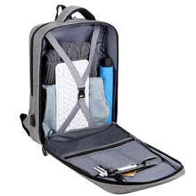 Load image into Gallery viewer, Backpack For Men USB Charging Business Bag Multifunctional Waterproof Rucksack Male For Laptop 15 6 Inch Portable Travel Bagpack
