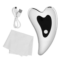Load image into Gallery viewer, Micro-current Face Electric Guasha Massager Machine Facial Massage Rechargeable Skin Rejuvenation Lifting Scraping Slimming Tool