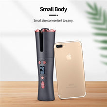 Load image into Gallery viewer, Wireless Auto Curling Irons Portable Automatic Rotating Hair Curler Styling Tools LED Display Wave Tongs Iron Curling