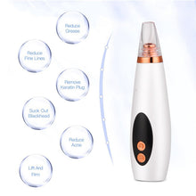 Load image into Gallery viewer, 6 In 1 Electric Facial Blackhead Remover Vacuum Suction Cleaning Skin Care Pore Acne Removal Facial Diamond Cleanser Machine (white)