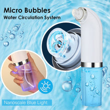 Load image into Gallery viewer, Electric Small Bubble Blackhead Remover USB Rechargeable Water Cycle Pore Acne Pimple Removal Vacuum Suction Facial Cleaner Tool