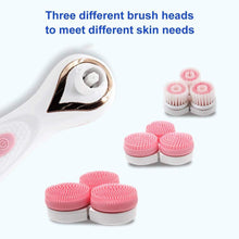 Load image into Gallery viewer, Waterproof Facial Brush Powered Facial Cleansing Spin Brush Electric Ultrasonic Face Cleaning Devices Mini 2 Cleanser Two Speed