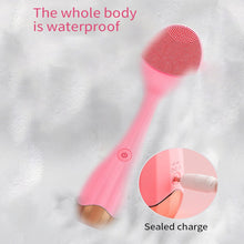 Load image into Gallery viewer, Facial Cleansing Brush Electric Sonic Face Brush For Makeup Removal,Blackhead Remove,Essence Absorption Face Massager