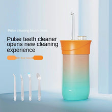 Load image into Gallery viewer, 200ml Oral Irrigator Water Flosser Jet Portable Tooth Cleaner USB Rechargeable Teeth Whitening Irrigator Dental Cleaning Tools