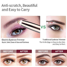 Load image into Gallery viewer, Rechargeable Electric Eyebrow Trimmer For Eyebrows Women's Shaver Razors Portable Cosmetics Facial Hair Remover Makeup Tools