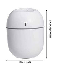 Load image into Gallery viewer, 220ML Ultrasonic Mini Air Humidifier Aroma Essential Oil Diffuser USB Rechargeable Mist Maker Purifier LED Night Light Car Home