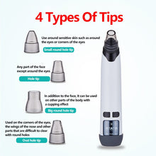 Load image into Gallery viewer, Electric Blackhead Remover Facial Pore Cleaner with Heating Vacuum Suction Diamond T Zone Deep Cleaning Pimple Removal Machine