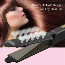 Load image into Gallery viewer, Professional Hair Straightener Wet Dry Straight Plate Flat Iron Fast Heating hair Styling Tools Hair Straightening Irons