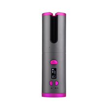 Load image into Gallery viewer, Cordless Automatic Hair Curler Iron Wireless Curling Iron USB Rechargeable Hair Curler For Curls Waves LCD Display Ceramic Curly