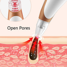 Load image into Gallery viewer, Electric Blackhead Remover Black Head Vacuum Pore Cleaner Heating Vacuum Suction Diamond T Zone Pimple Removal Beauty Device