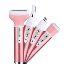 Load image into Gallery viewer, Professional Rechargeable Female Shaver Eyebrow Body Nose Ear Beard Hair Trimmer Set Lady Facial Hair Remover Razor Machine