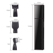Load image into Gallery viewer, Portable Men Electric Shavers Nose Hair Trimmer Ear Face Shaving Scissors Scraping Razor Eyebrow Clipper Hair Cutting USB Charge