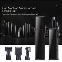 Load image into Gallery viewer, 4 In 1 Rechargeable Shavers Nose Ear Hair Trimmer Beard Trimer For Men Eyebrow Sideburns Hair Removal Razor Cutter For Men