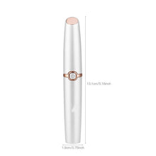 Load image into Gallery viewer, USB Rechargeable 3D Arch Blade Lady Shaver Circular Arc Cutter LED Light Design Painless Epilator Mini Hair Removal Trimmer