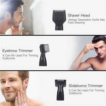 Load image into Gallery viewer, Portable 4 In 1 Rechargable Ear Nose Trimmer Electric Close Shaver Beard Eyebrow Face Trimer Set For Men With Washable Blade
