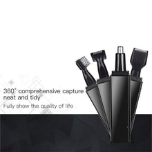 Load image into Gallery viewer, Portable Men Electric Shavers Nose Hair Trimmer Ear Face Shaving Scissors Scraping Razor Eyebrow Clipper Hair Cutting USB Charge