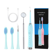 Load image into Gallery viewer, 2 in 1 Sonic Dental Scaler Electric Toothbrush USB Rechargeable Tooth Calculus Remover Teeth Whiten Stains Tartar Cleaner