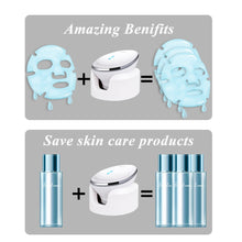 Load image into Gallery viewer, Electric Heating Facial Cleansing Brush 2 in 1 Heated Massager&Sonic Vibrating,Facial Cleanser Brush for Skin Exfoliation