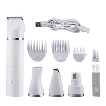 Load image into Gallery viewer, 4 In 1 Multifunction Dog Hair Cutter Professional Pet Nail Polisher Electric Pet Cat Clipper Pets Haircut Shaver Mower