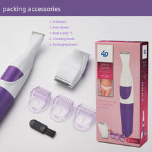 Load image into Gallery viewer, 5 in1 Perfect Bikini Trimmer Kit Precision Facial Electric Hair Trimmer For Women Shaver Micro Epilator Face Body Trim Shaver