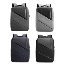 Load image into Gallery viewer, Backpack For Men Waterproof Nylon Luxury Designer Backbag USB Charging Business Anti-theft Black Urban Bag For Laptop 15.6-inch