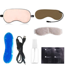 Load image into Gallery viewer, USB Steam Sleeping Eye Mask Shading Mask For Sleep Soft Adjustable Temperature Control Electric Heated Eye Mask to Relieve Eye